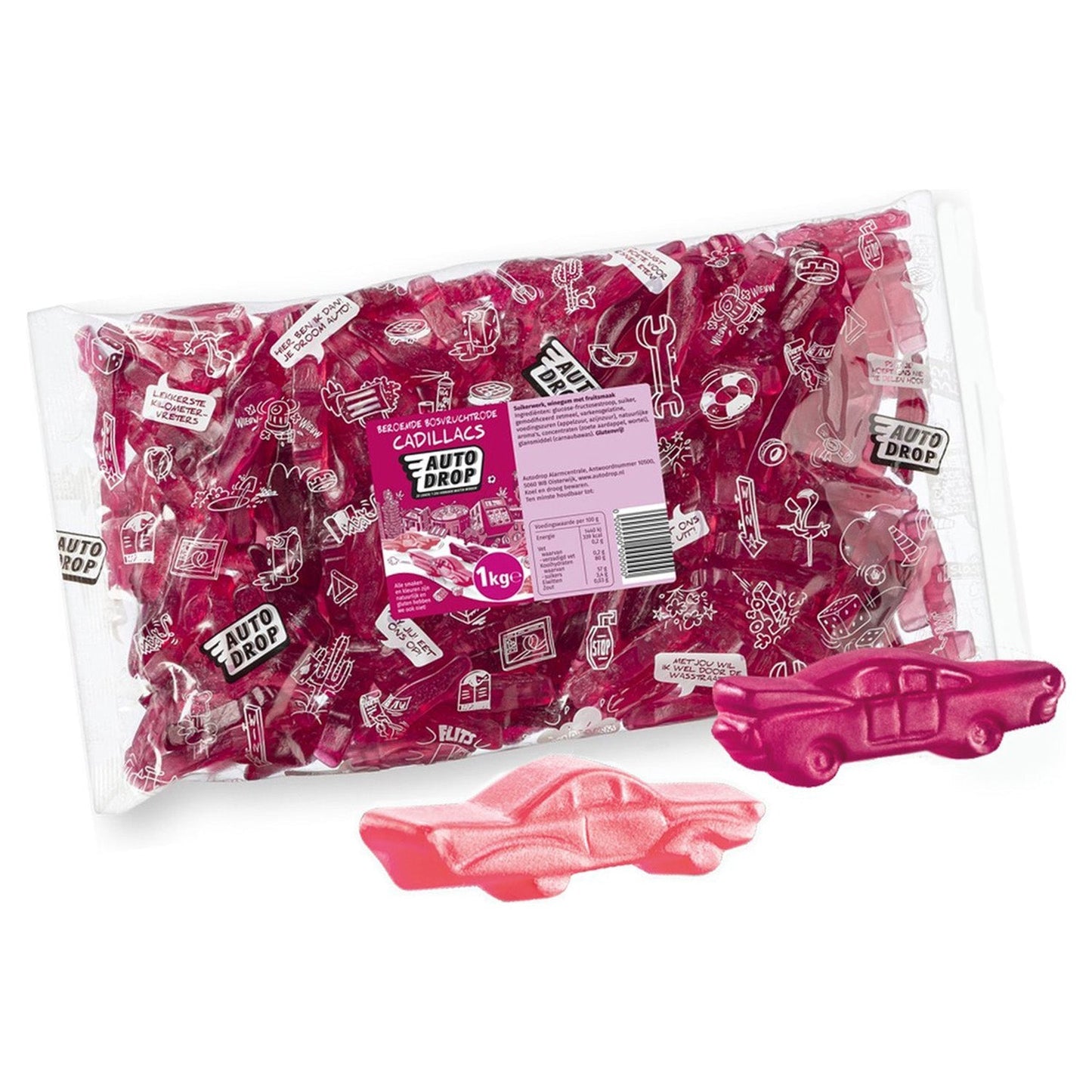 Autodrop Cadillacs (1 Kilo) - online bestellen bij Mijn Snoepgoed!
