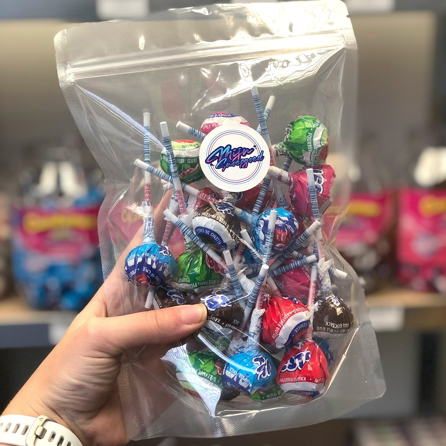 Candyman Mac Bubble Kauwgomknotsen Mix (25 stuks) - van Candyman - Nu voor maar €6.95 bij Mijn Snoepgoed