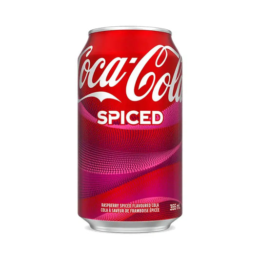 Coca-Cola Spiced Raspberry (355 ml) - van Coca-Cola - Nu voor maar €1.95 bij Mijn Snoepgoed