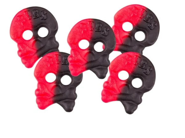 Bubs Drop Framboos Skulls