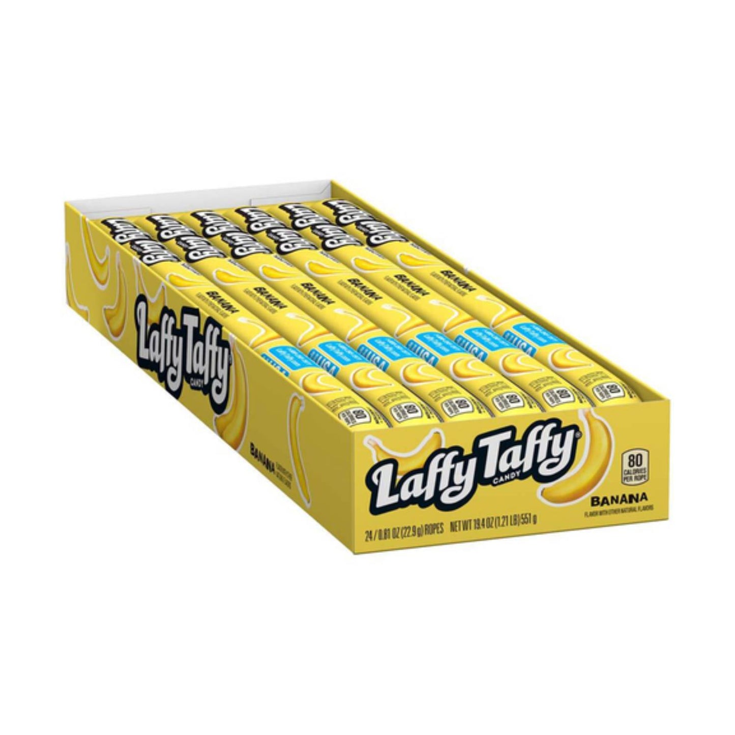 Laffy Taffy Banana (23 gram) - van Laffy Taffy - Nu voor maar €0.65 bij Mijn Snoepgoed