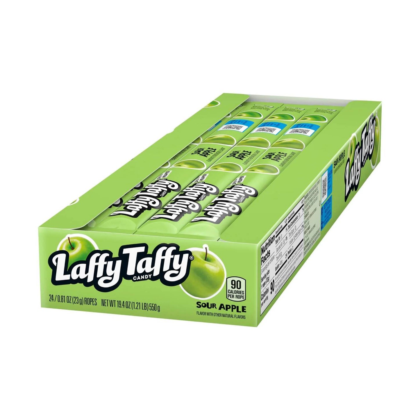 Laffy Taffy Sour Apple (23 gram) - van Laffy Taffy - Nu voor maar €0.65 bij Mijn Snoepgoed