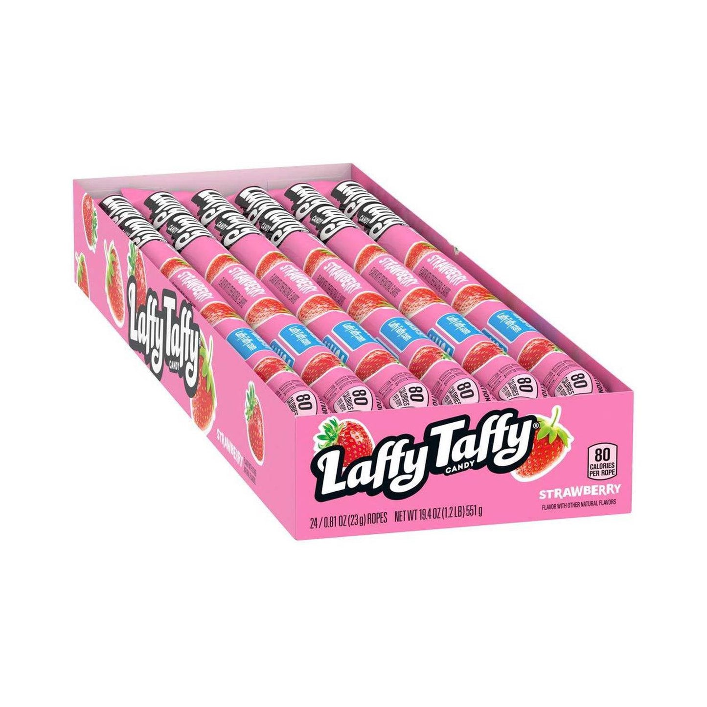 Laffy Taffy Strawberry (23 gram) - van Laffy Taffy - Nu voor maar €0.65 bij Mijn Snoepgoed
