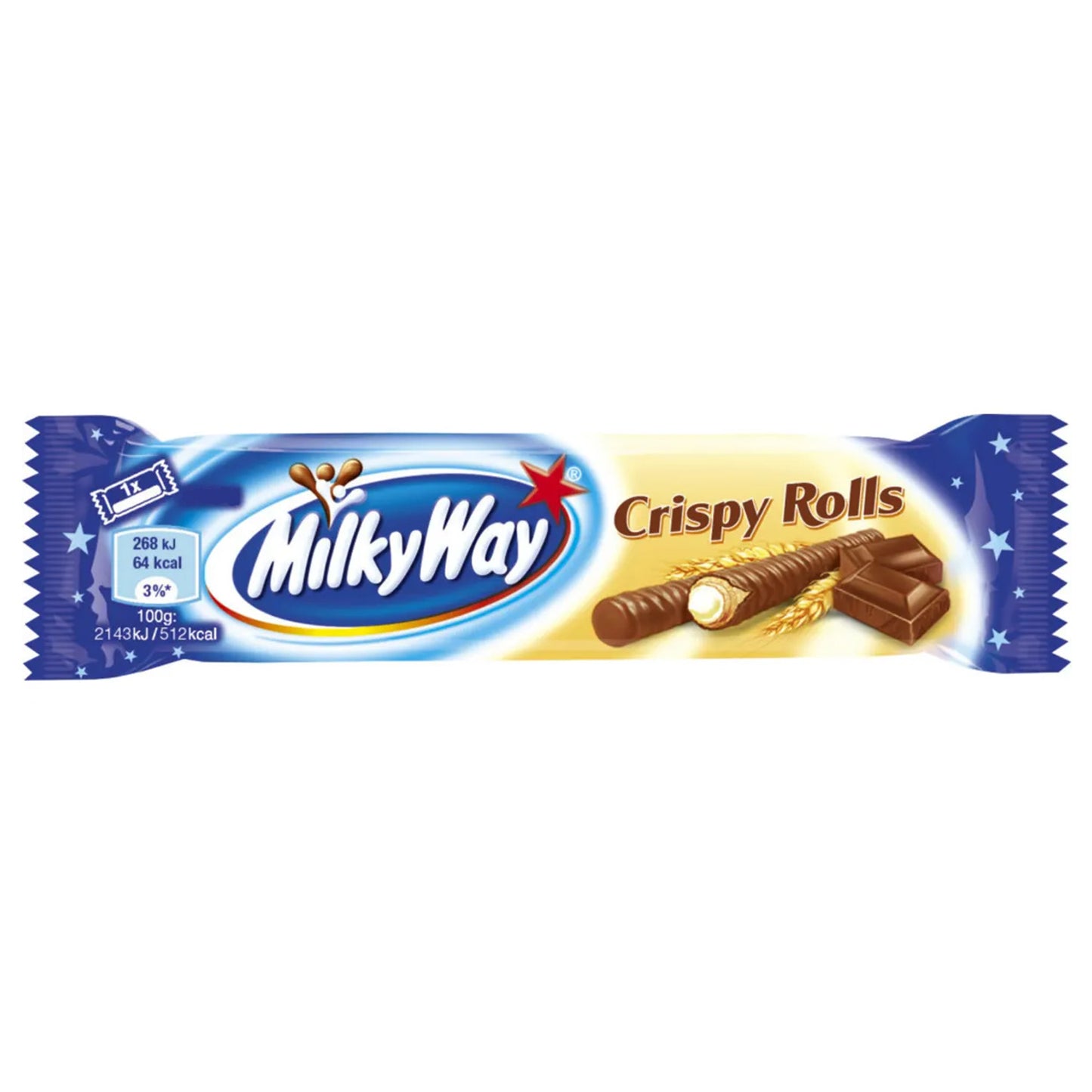 Milky Way Crispy Rolls (22.5 Gram) - online bestellen bij Mijn Snoepgoed!