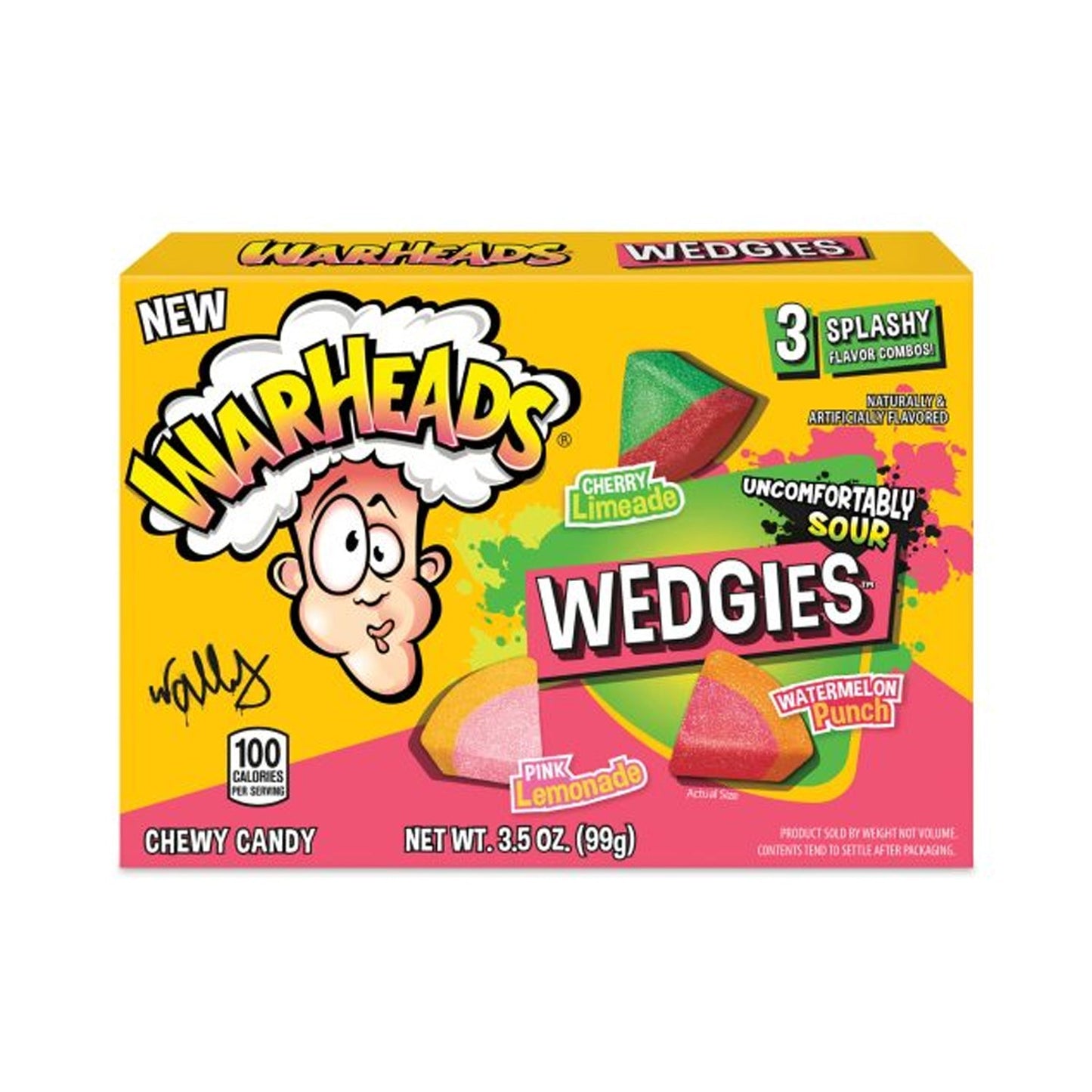 Warheads Wedgies (99 gram) THT: 01-10-2024 - van Warheads - Nu voor maar €0.10 bij Mijn Snoepgoed