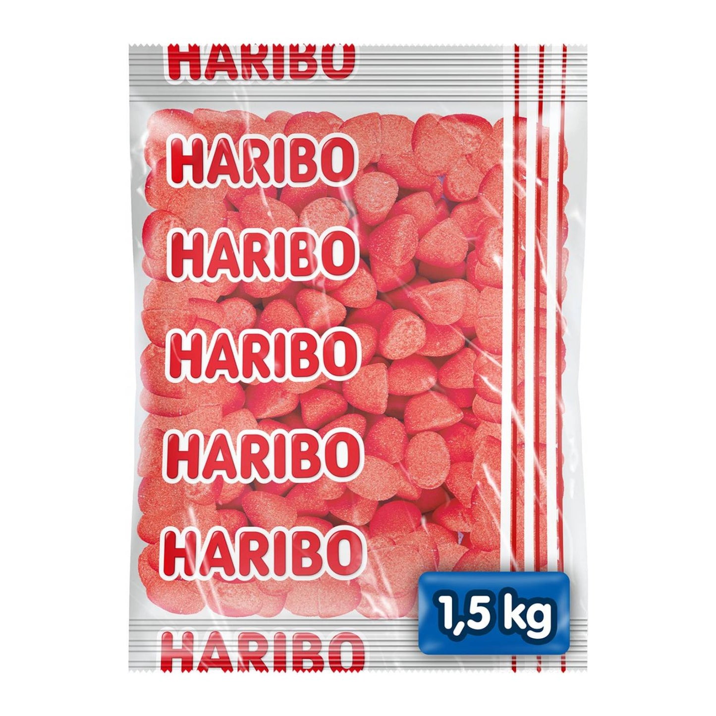 Haribo Schuim Aardbeien / Primavera (1,5 Kilo) - van Haribo - Nu voor maar €15.45 bij Mijn Snoepgoed