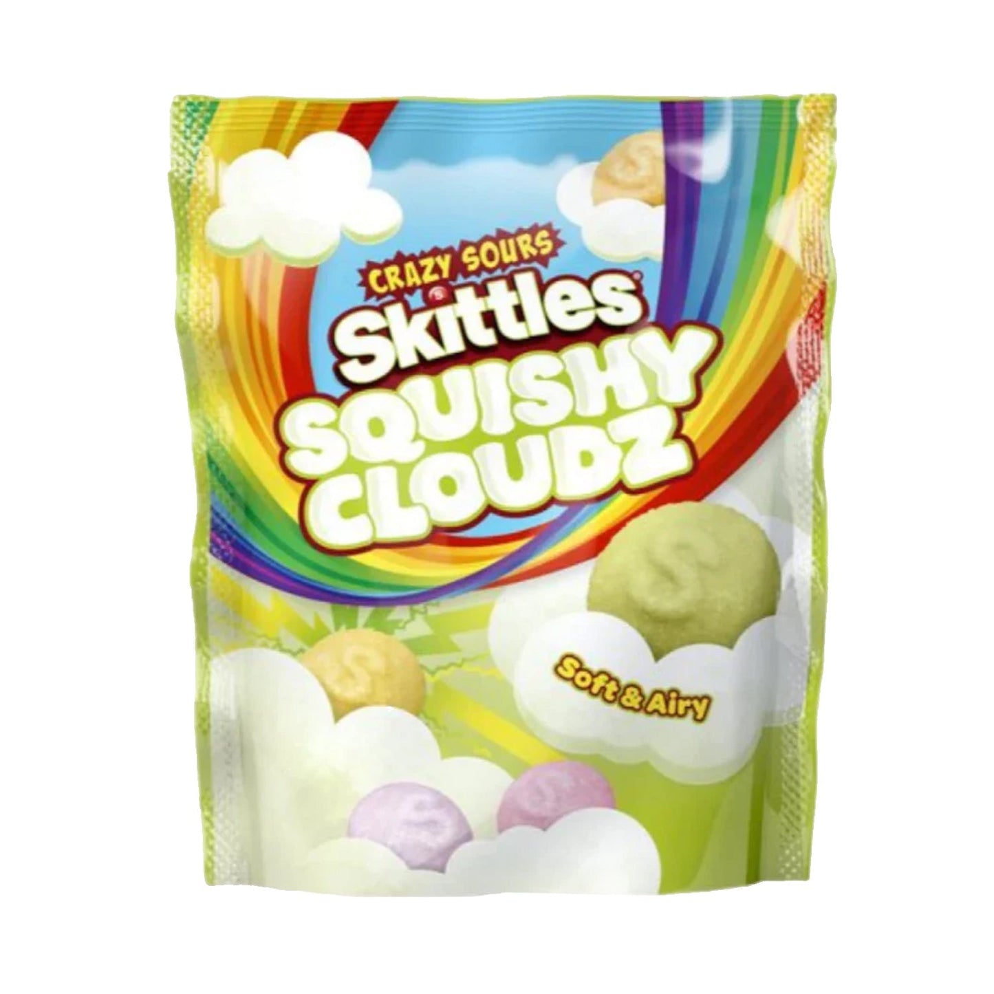 Skittles Squishy Cloudz Sour (94 gram) - online bestellen bij Mijn Snoepgoed!