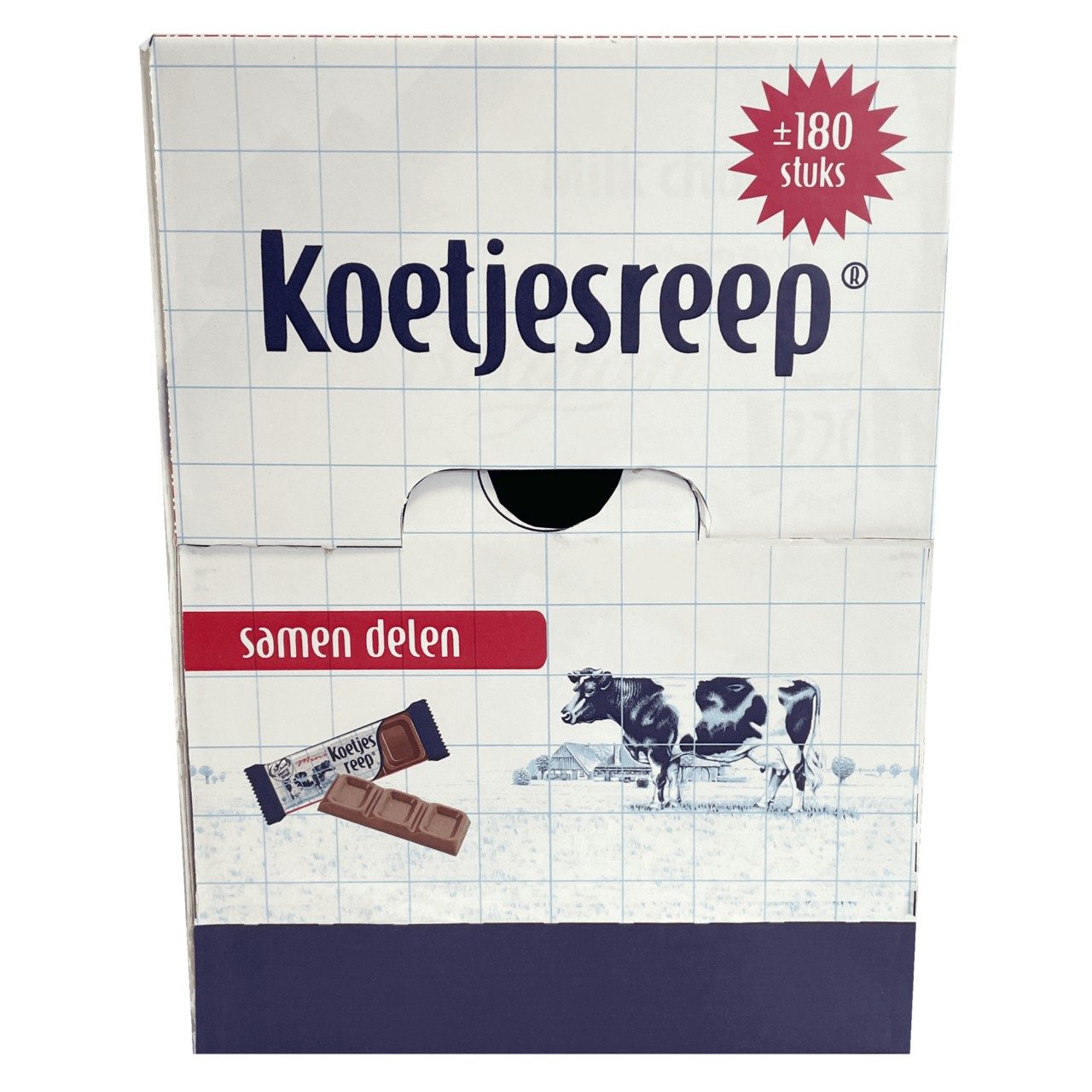 Koetjesreep Koetjes Repen (Doos 180 Stuks) - online bestellen bij Mijn Snoepgoed!