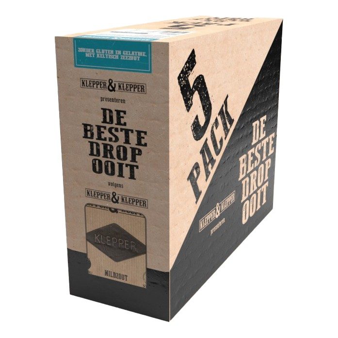 Klepper en Klepper Mildzout Zoute Drop