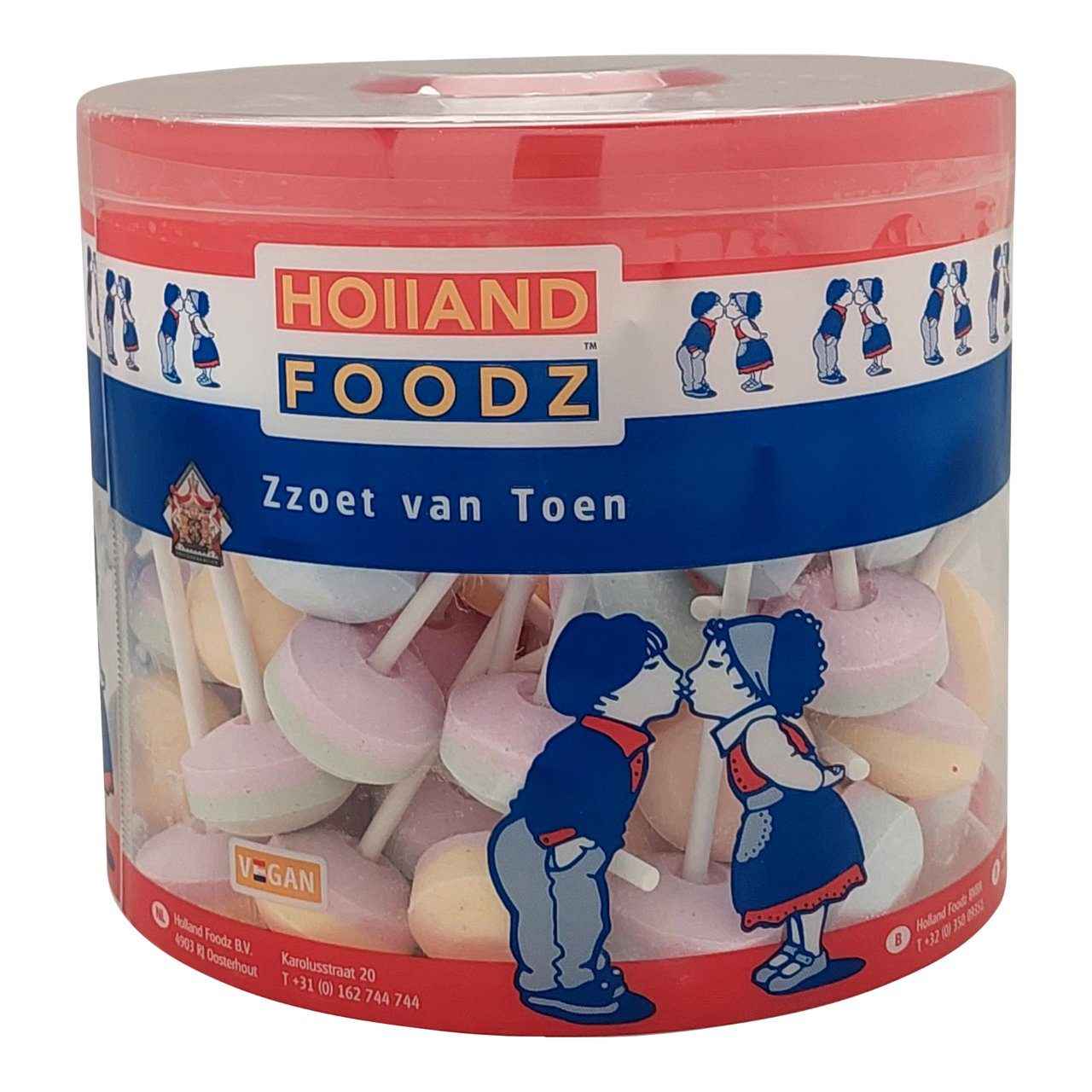 Holland Foodz Duo Lollies Silo (80 Stuks)