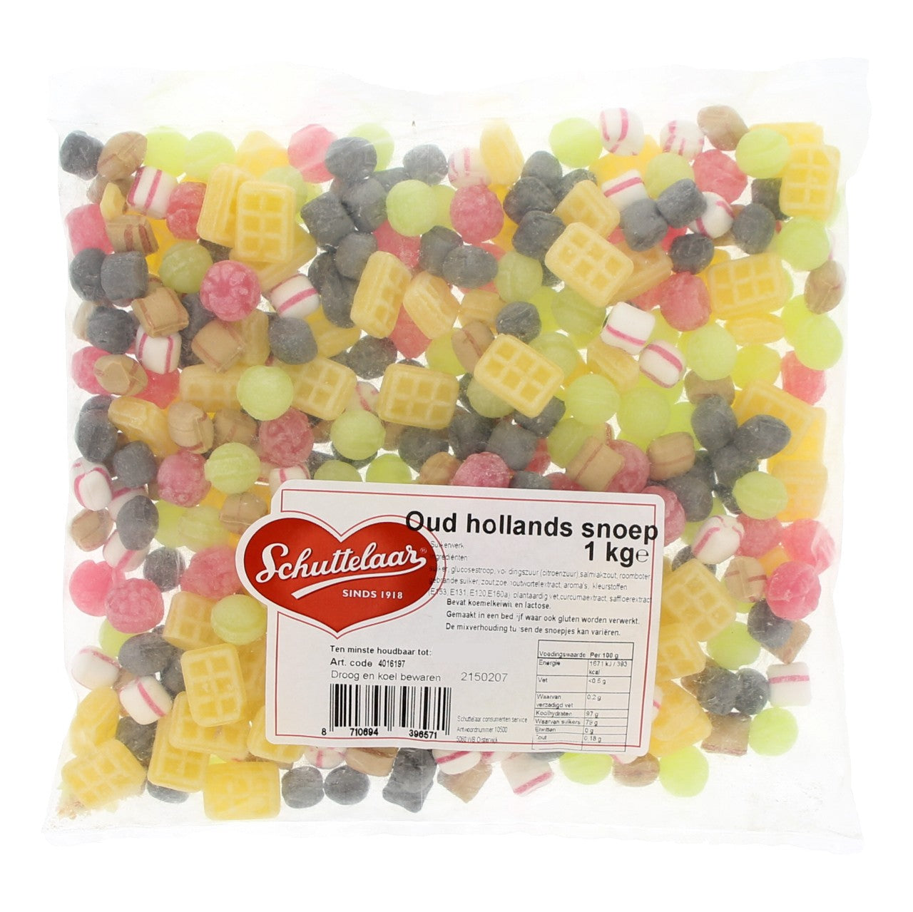 Schuttelaar Oud Hollandse Snoep Mix (1 Kilo) - van Schuttelaar - Nu voor maar €9.95 bij Mijn Snoepgoed