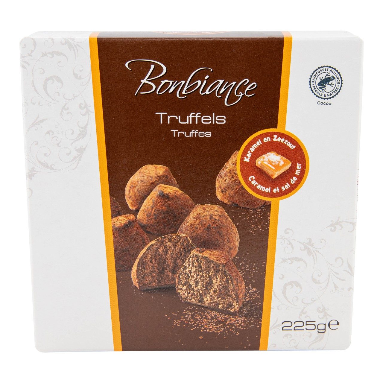 Bonbiance Truffels Karamel Zeezout (225 Gram) - van Bonbiance - Nu voor maar €5.95 bij Mijn Snoepgoed