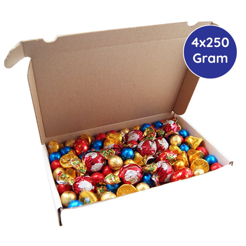 Mijn Snoepgoed Kerstchocolade Mix (250 Gram)