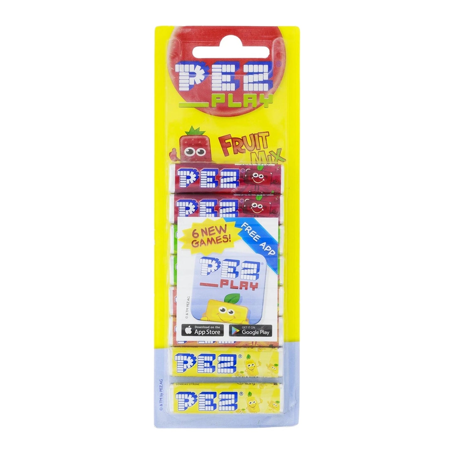 PEZ Fruit Mix Navulling (8 x 8,5 gram) - van PEZ - Nu voor maar €1.79 bij Mijn Snoepgoed