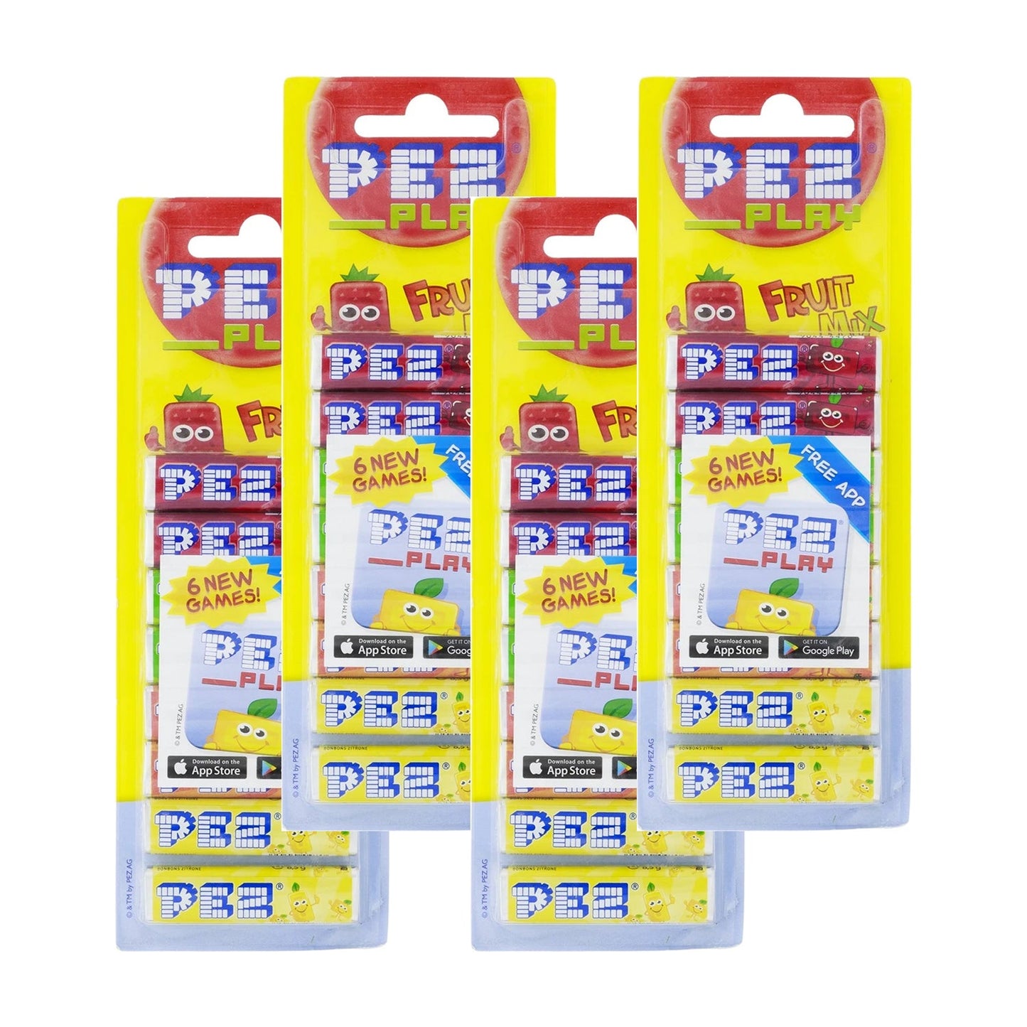 PEZ Fruit Mix Navulling (8 x 8,5 gram) - van PEZ - Nu voor maar €1.79 bij Mijn Snoepgoed