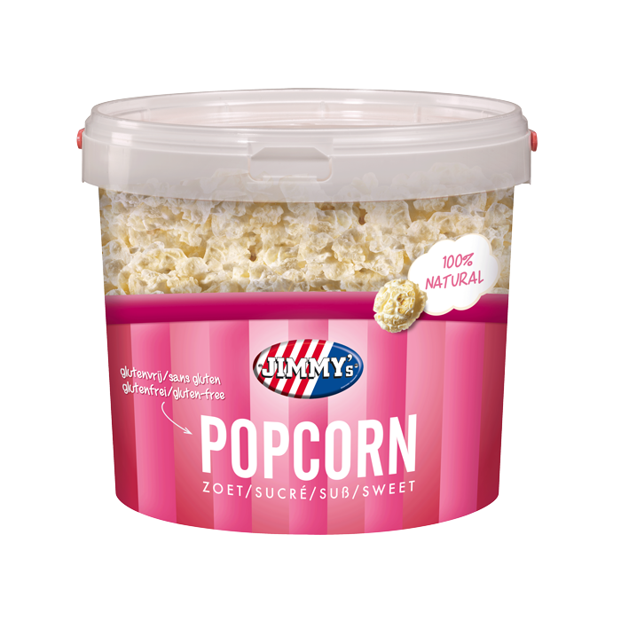 Jimmy's Popcorn Zoet (220 gram) - online bestellen bij Mijn Snoepgoed!