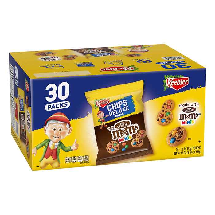Keebler M&M's Bite Size Cookies (45 gram)