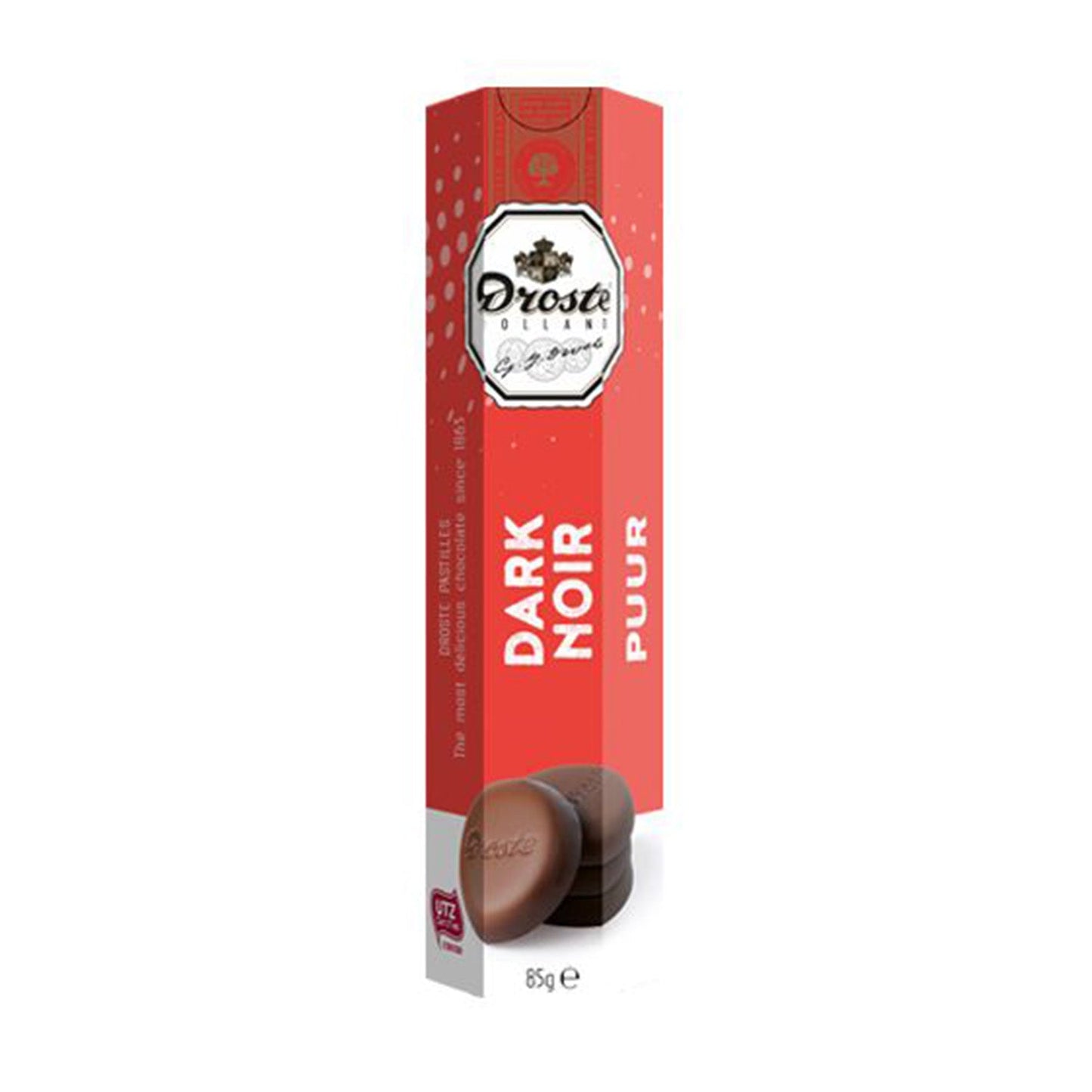 Droste Pastilles Puur Koker (85 Gram) - van Droste - Nu voor maar €1.49 bij Mijn Snoepgoed