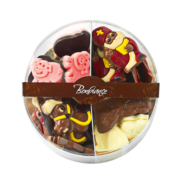 Sint Chocolade Silo (400 gram) - van Bonbiance - Nu voor maar €13.95 bij Mijn Snoepgoed