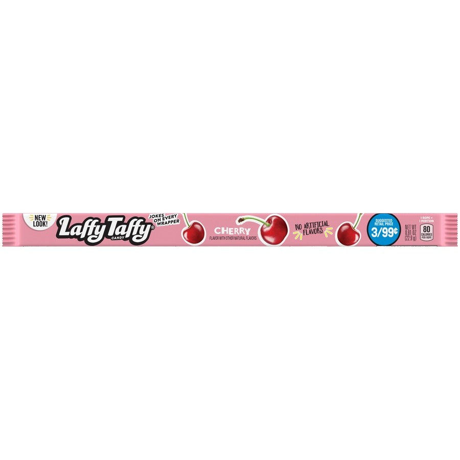 Laffy Taffy Cherry (23 gram) THT: 01-10-2024 - online bestellen bij Mijn Snoepgoed!