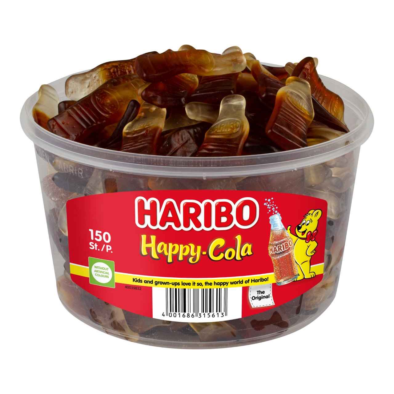 Haribo Happy Cola Silo (150 Stuks)