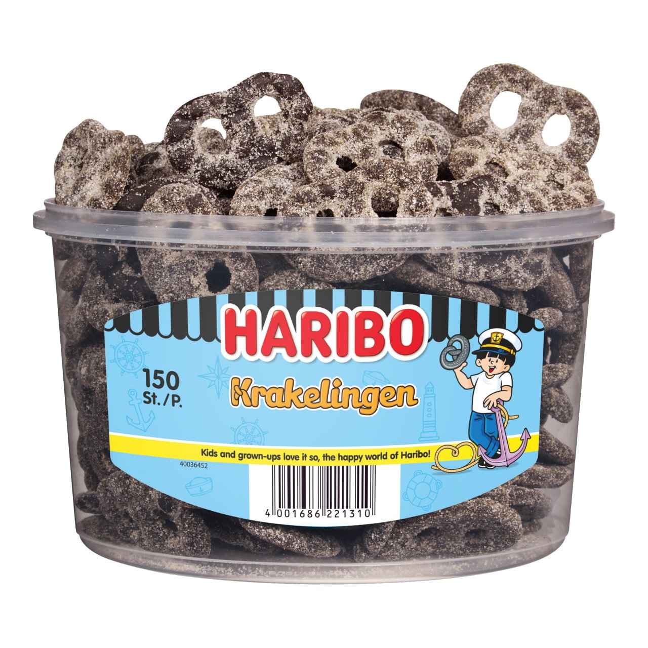 Haribo Krakelingen Silo (150 Stuks)