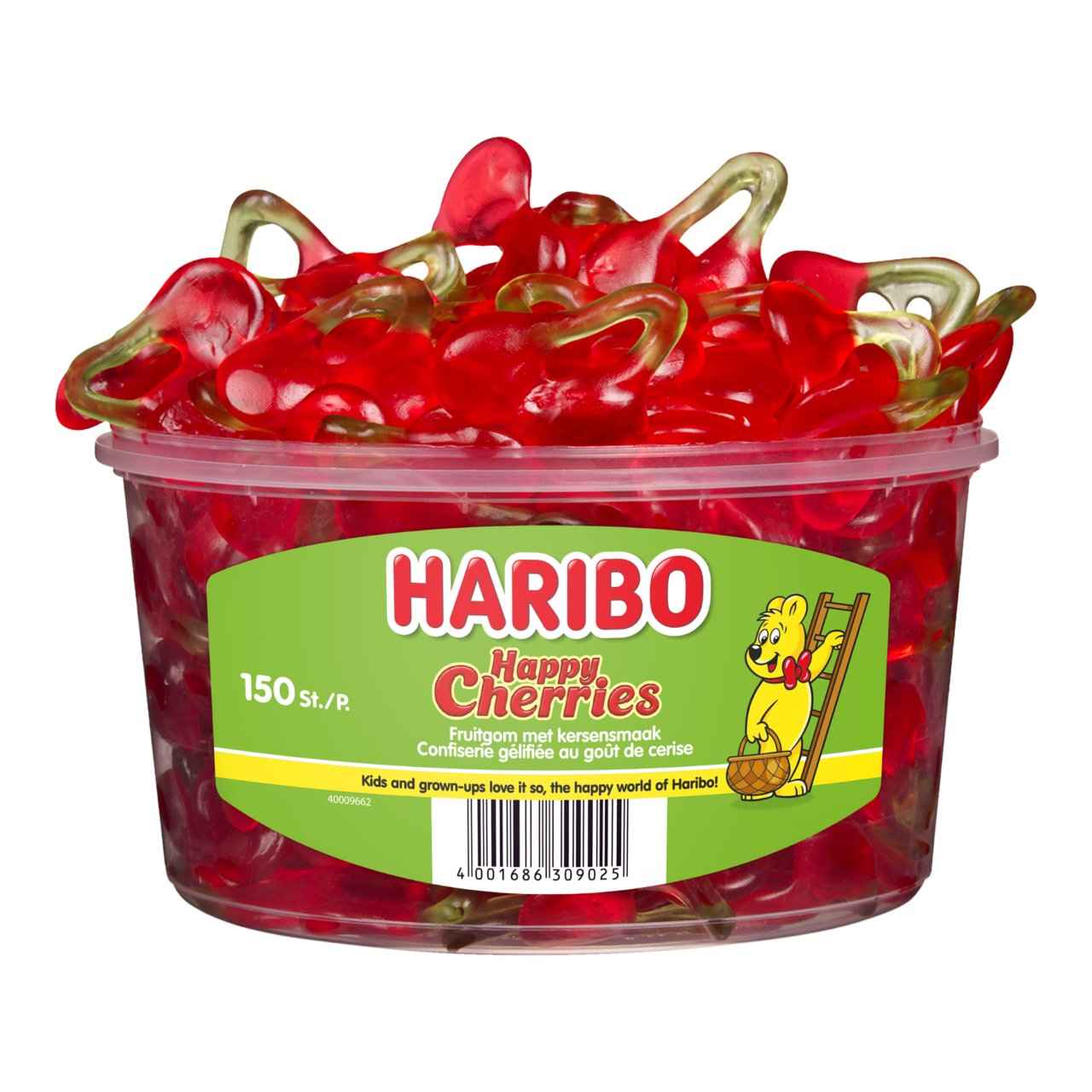 Haribo Happy Cherries Silo (150 Stuks)