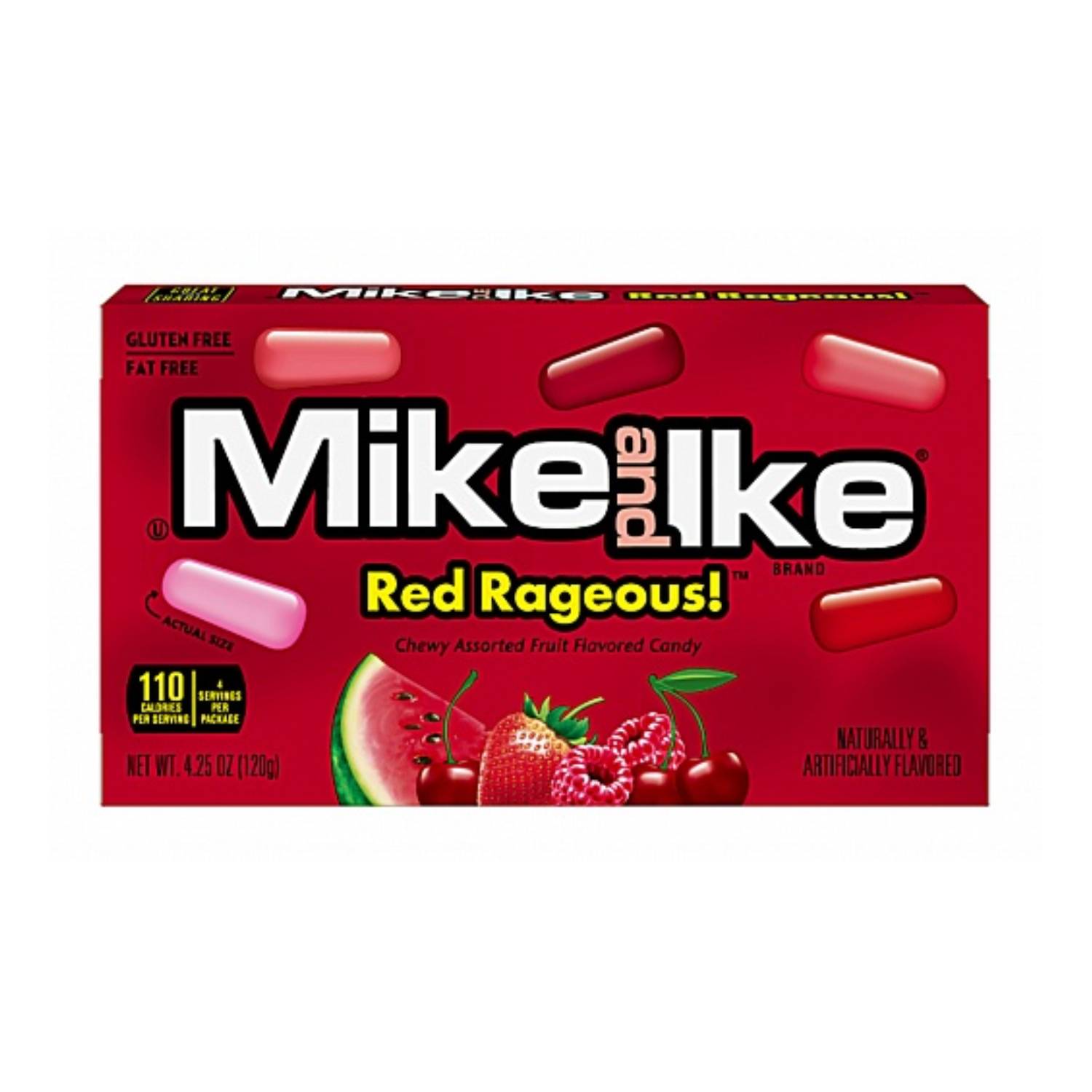 Mike and Ike Red Rageous! (120 Gram) - online bestellen bij Mijn Snoepgoed!