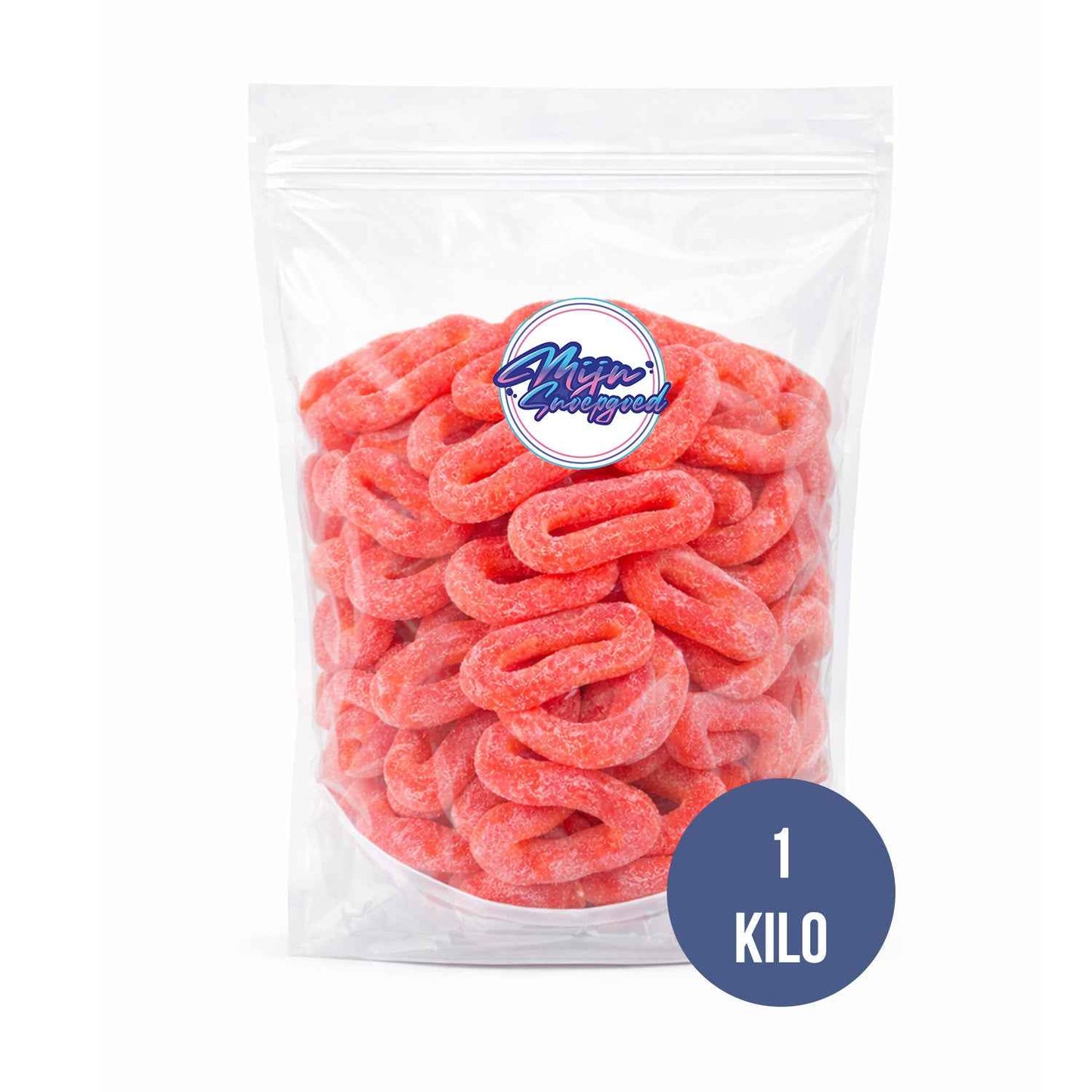 Damel Gesuikerde Aardbei Ringen