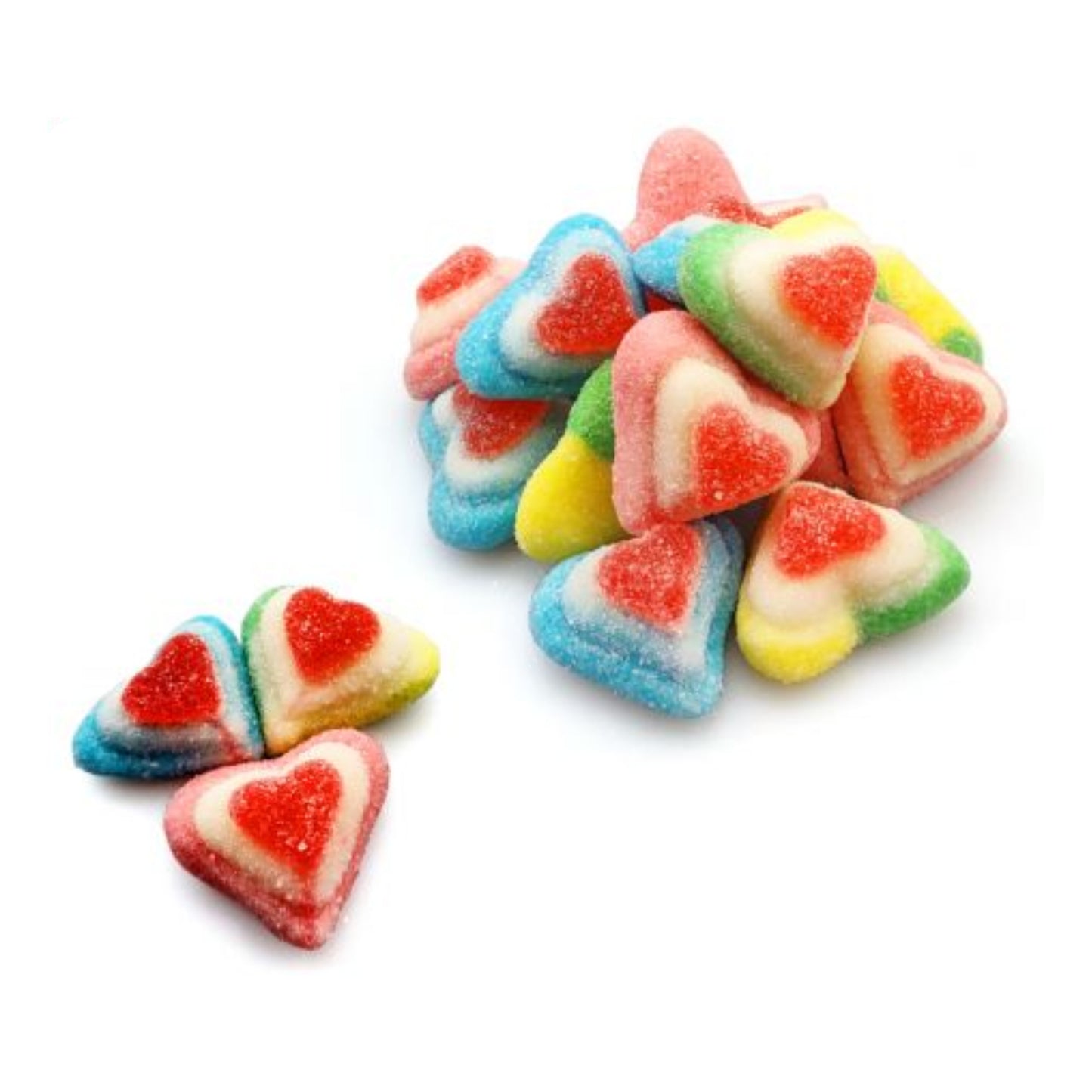 Dulce Plus Gesuikerde 3D Hartjes