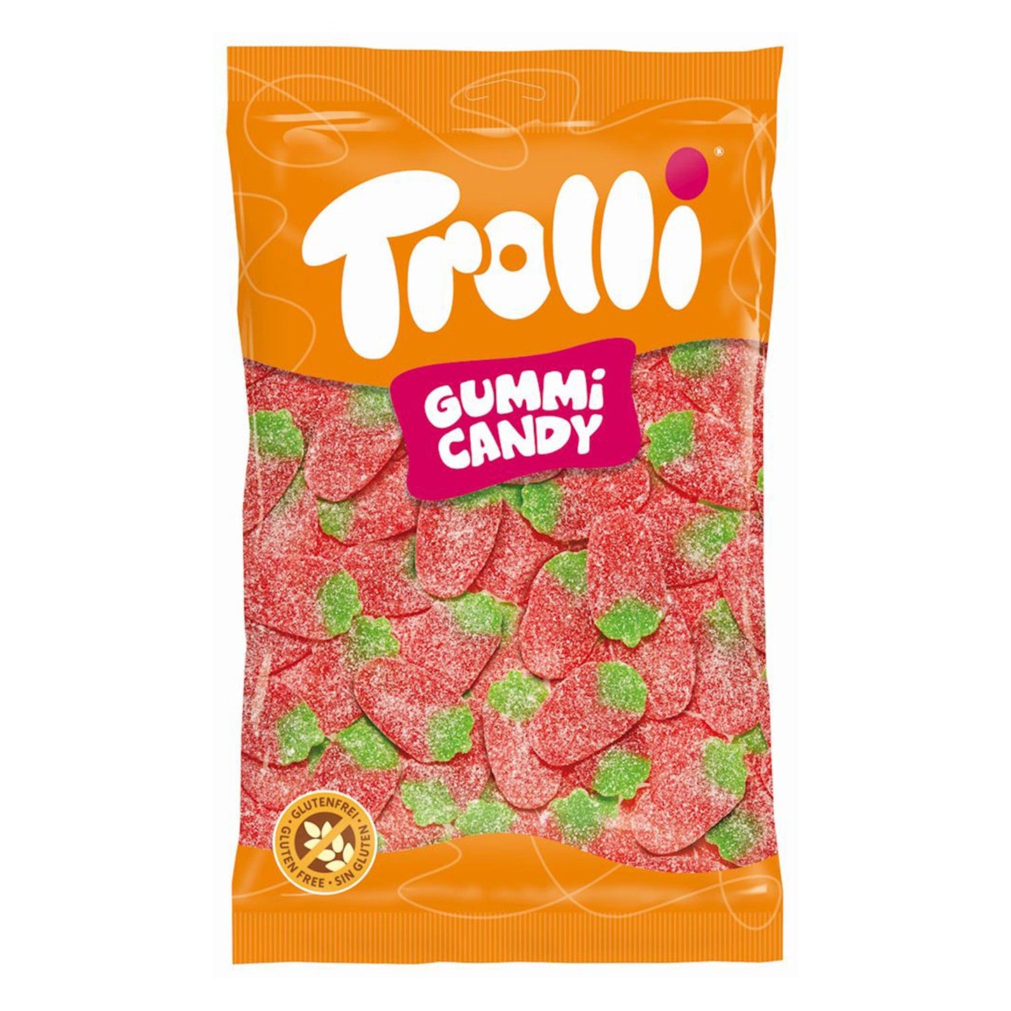 Trolli Zure Aardbeien (1 Kilo) - van Trolli - Nu voor maar €7.95 bij Mijn Snoepgoed