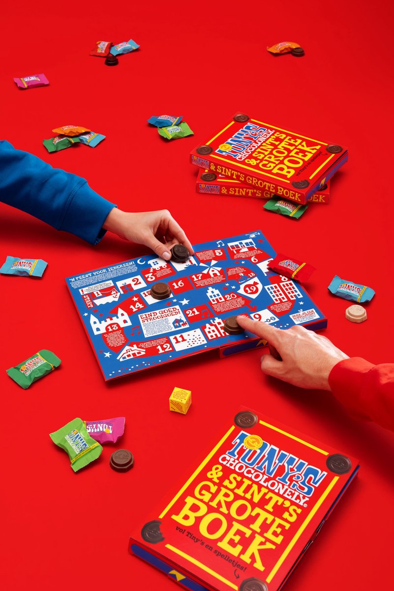 Tony's Chocolonely Chocolade Sinterklaas Boek (135 Gram) - van Tony's Chocolonely - Nu voor maar €12.95 bij Mijn Snoepgoed