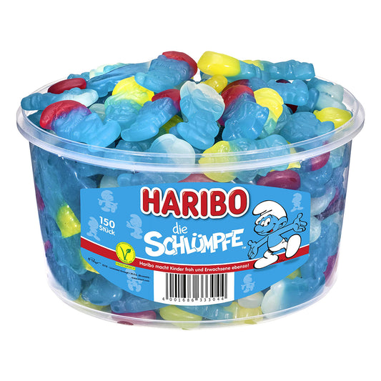 Haribo Smurfen Schlümpfe Silo (150 Stuks)