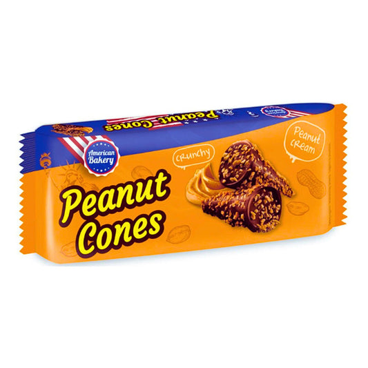 American Bakery Peanut Cones (112 Gram) - van American Bakery - Nu voor maar €1.89 bij Mijn Snoepgoed