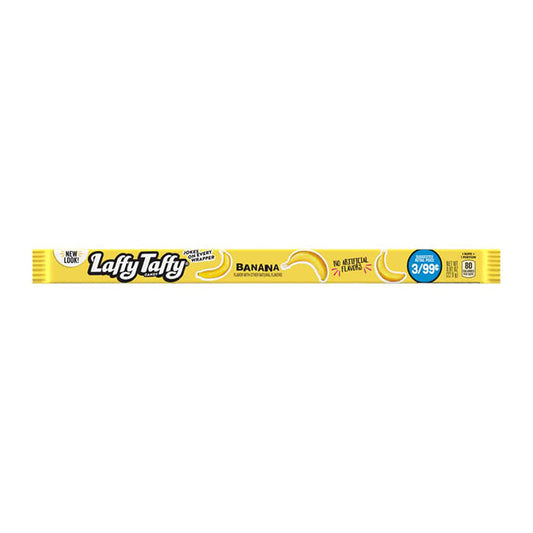 Laffy Taffy Banana (23 gram) - van Laffy Taffy - Nu voor maar €0.65 bij Mijn Snoepgoed