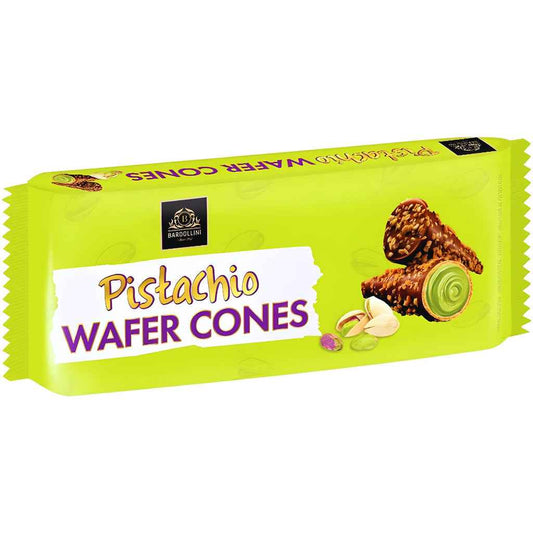 Bardollini Pistachio Pistache Wafer Cones (100 Gram)