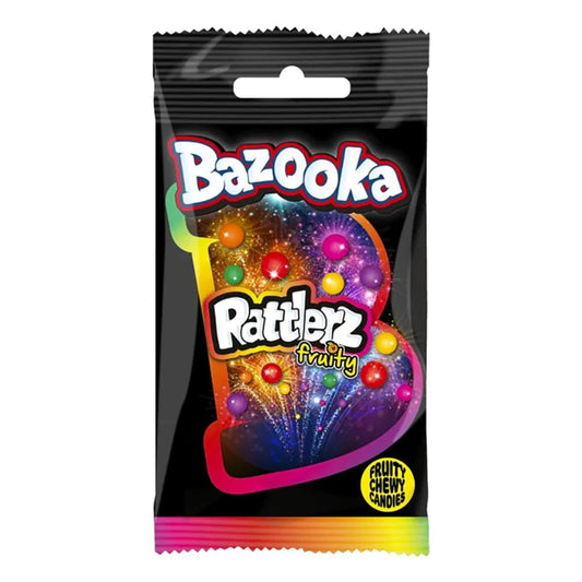 Bazooka Rattlerz Fruity Chewy Candies (40 gram) - van Bazooka - Nu voor maar €1.39 bij Mijn Snoepgoed