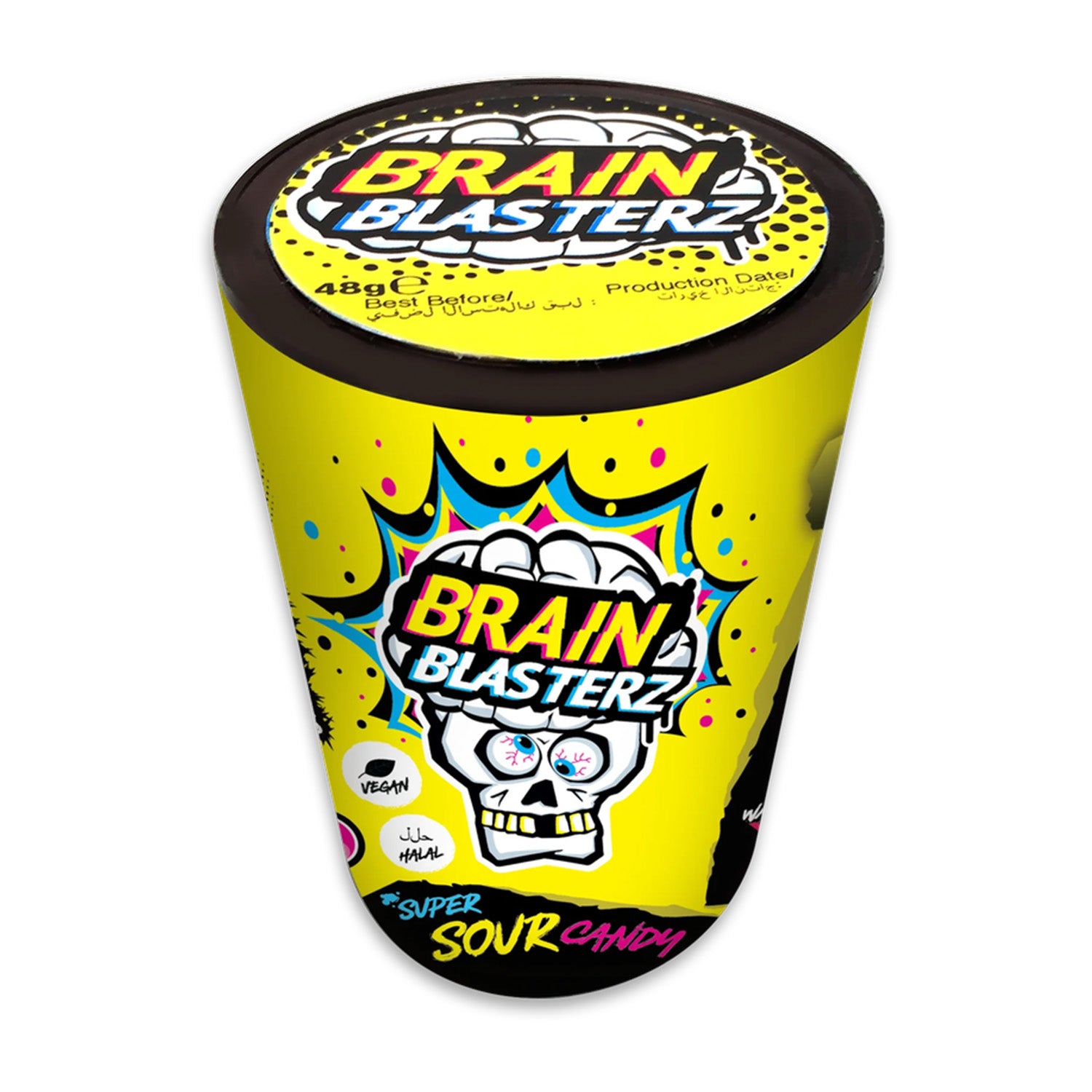 Brain Blasterz Super Sour Candy (48 Gram) - van Brain Blasterz - Nu voor maar €1.99 bij Mijn Snoepgoed