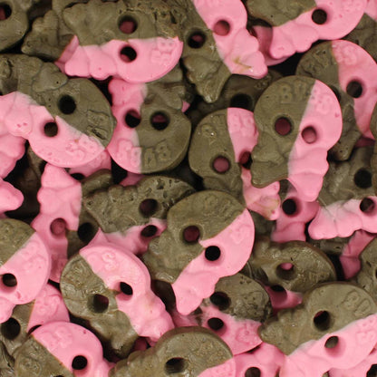 Bubs Raspberry Drop Skulls Foam