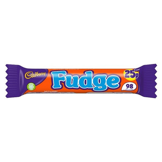 Cadbury Fudge (22 gram) THT: 15-01-2024 - van Cadbury - Nu voor maar €0.19 bij Mijn Snoepgoed