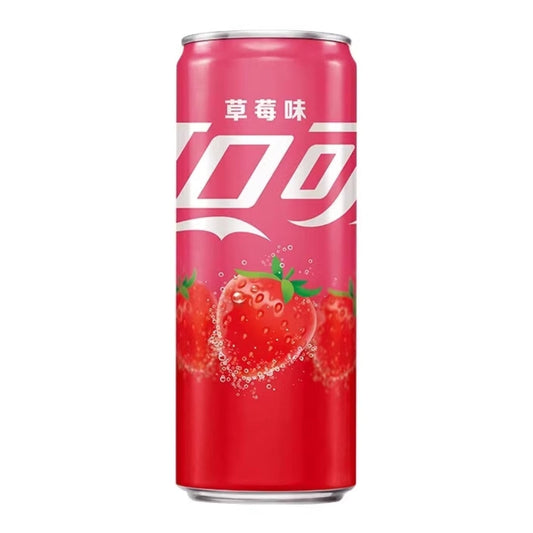Coca-Cola Strawberry China (330 ml) - van Coca-Cola - Nu voor maar €2.49 bij Mijn Snoepgoed