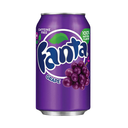 Fanta Grape (355 ml) THT 16-10-2023 - van Fanta - Nu voor maar €0.89 bij Mijn Snoepgoed