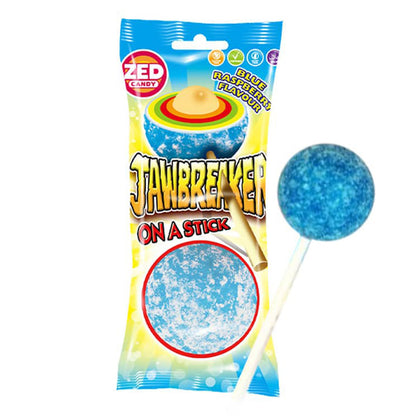 Jawbreaker On A Stick Blue Raspberry (60 Gram) - van Jawbreaker - Nu voor maar €0.99 bij Mijn Snoepgoed