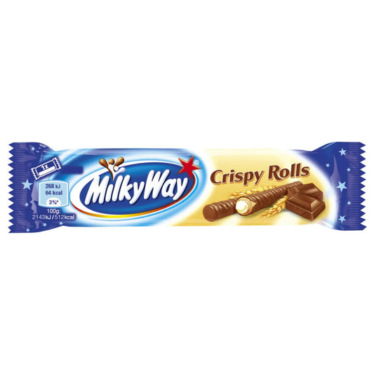 Milky Way Crispy Rolls (22.5 Gram) - van Milky Way - Nu voor maar €0.99 bij Mijn Snoepgoed