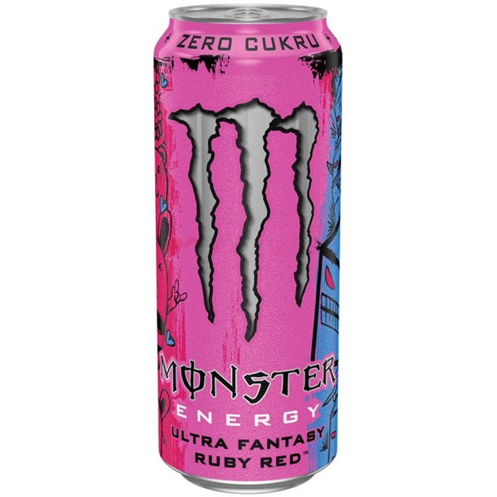 Monster Energy Ultra Fantasy Ruby Red (500 ml) - online bestellen bij Mijn Snoepgoed!
