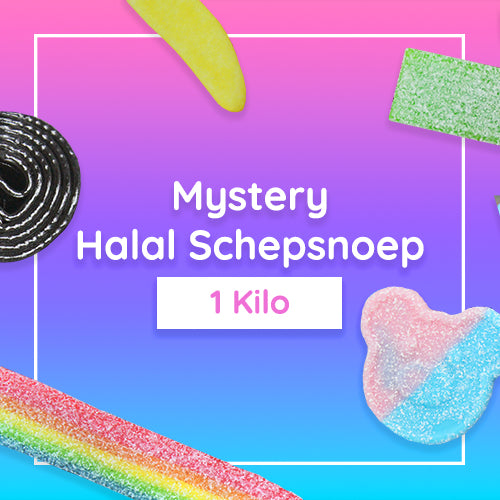 Mystery Halal Schepsnoep (1 Kilo) - van Mijn Snoepgoed - Nu voor maar €11.95 bij Mijn Snoepgoed