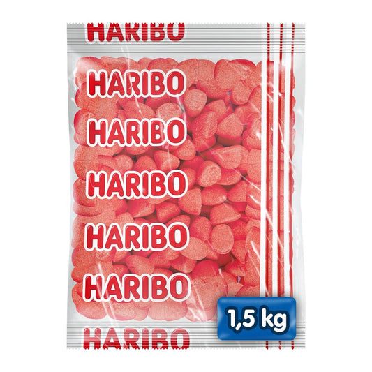 Haribo Schuim Aardbeien / Primavera (1,5 Kilo) - van Haribo - Nu voor maar €15.45 bij Mijn Snoepgoed