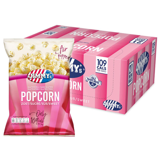 JIMMY's Popcorn Zoet Mini Bag (21x27 Gram) - van Jimmy's - Nu voor maar €9.34 bij Mijn Snoepgoed