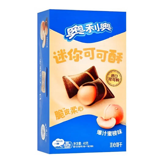 Oreo Crunchy Cacao Peach (40 gram) - van Oreo - Nu voor maar €2.49 bij Mijn Snoepgoed