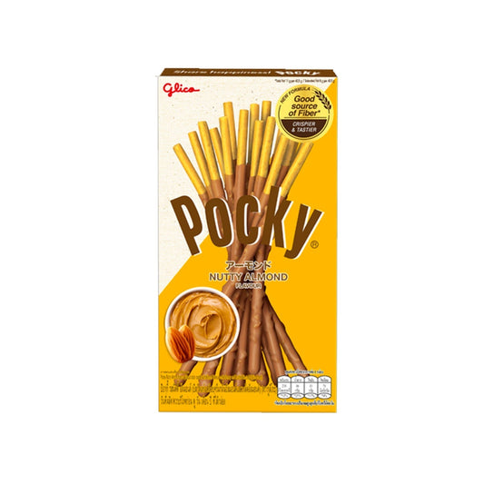Pocky Nutty Almond (43,5 gram) THT: 31-10-2023 - van Pocky - Nu voor maar €1.49 bij Mijn Snoepgoed